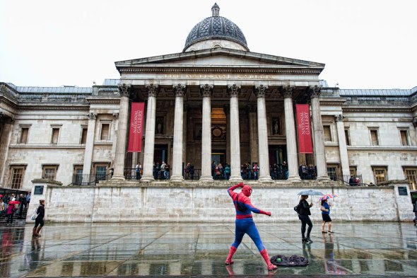 Spiderman-The-National-Gallery